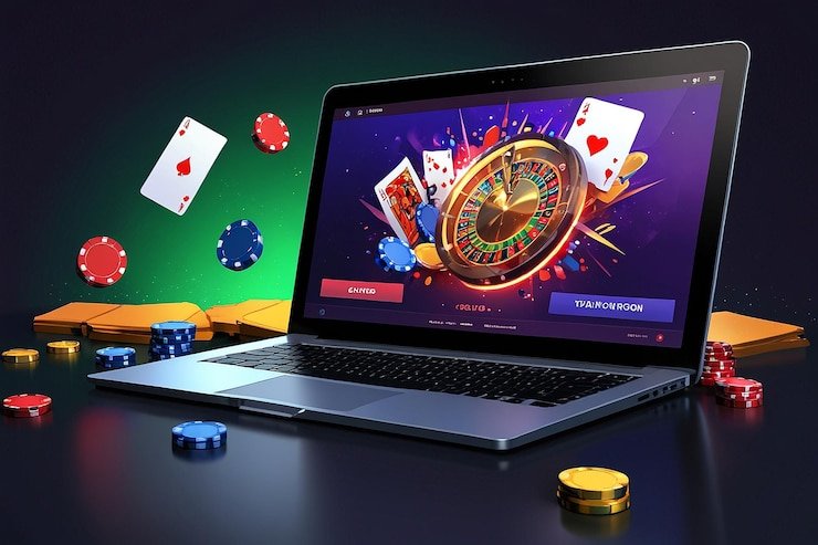 Ilustrasi keamanan digital dan proteksi data akun online