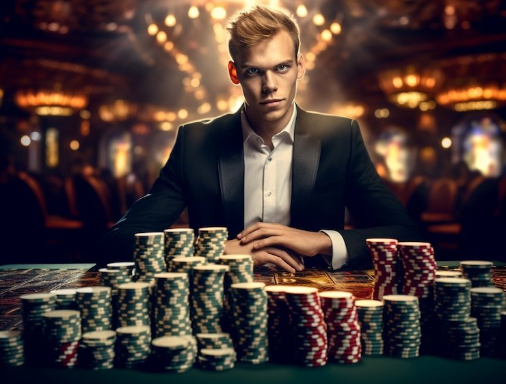 Tampilan ruang live casino dengan dealer interaktif dan pemain online